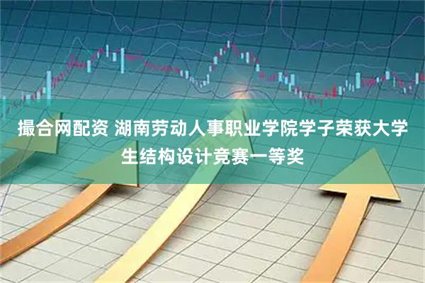 撮合网配资 湖南劳动人事职业学院学子荣获大学生结构设计竞赛一等奖